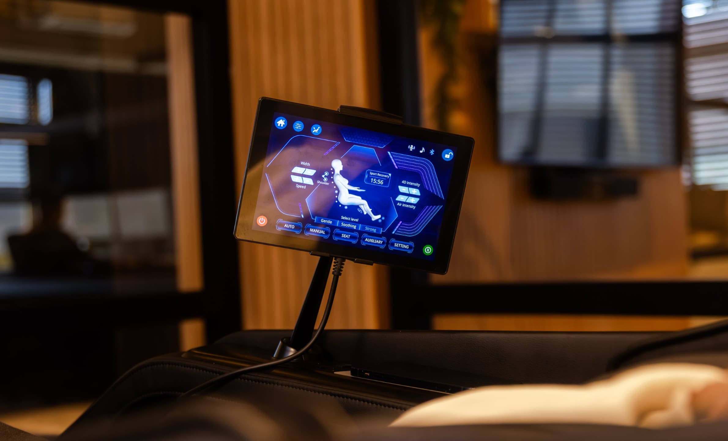 Massage personnalisé à 5 vitesses et 5 intensités