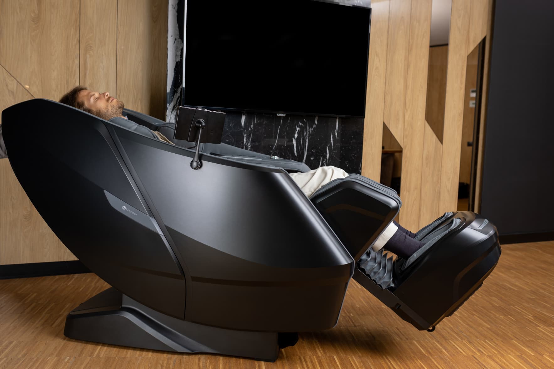 Dos et mollets chauffés