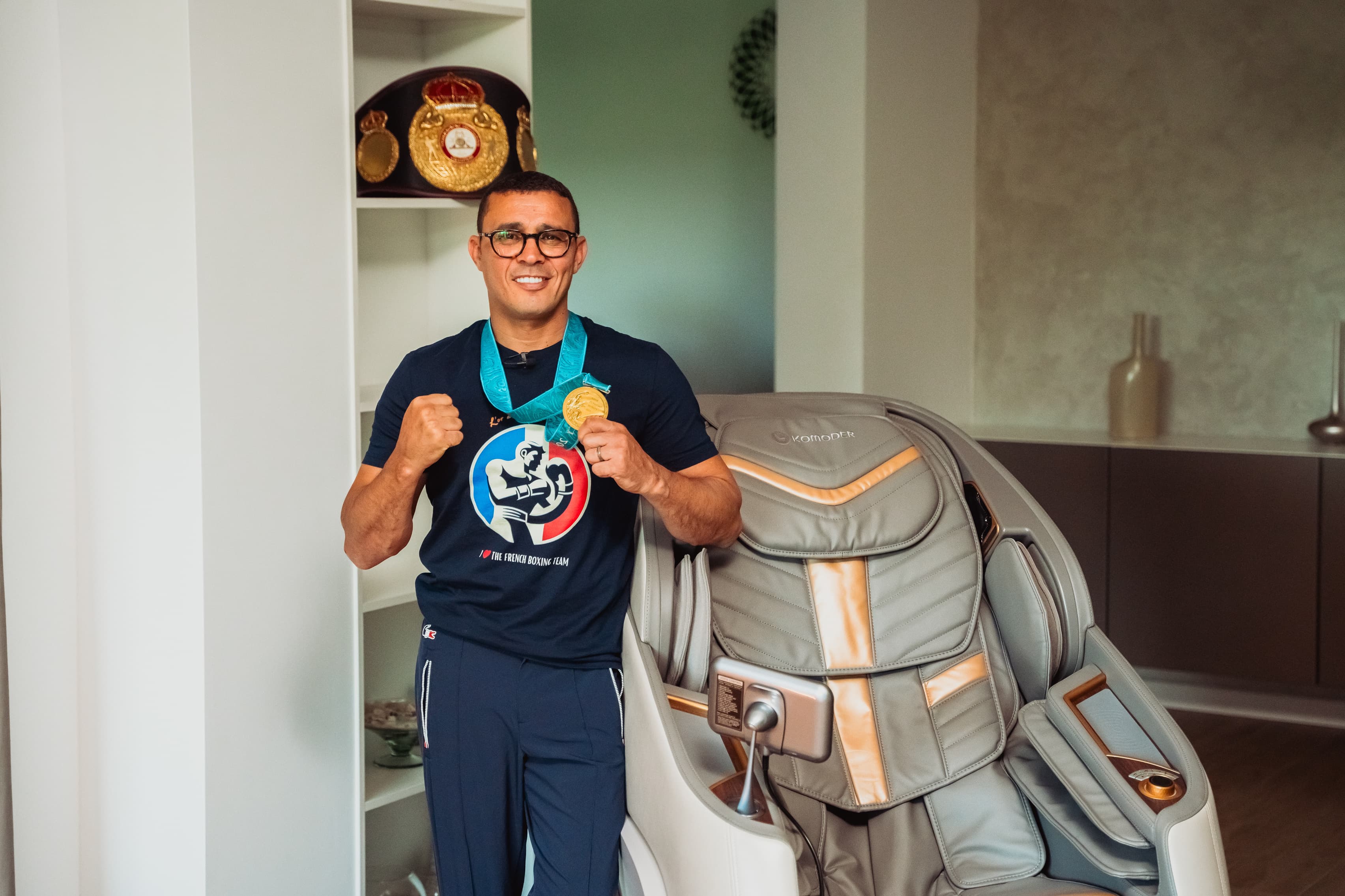 Brahim Asloum & Komoder s’engagent envers le bien-être des sportifs