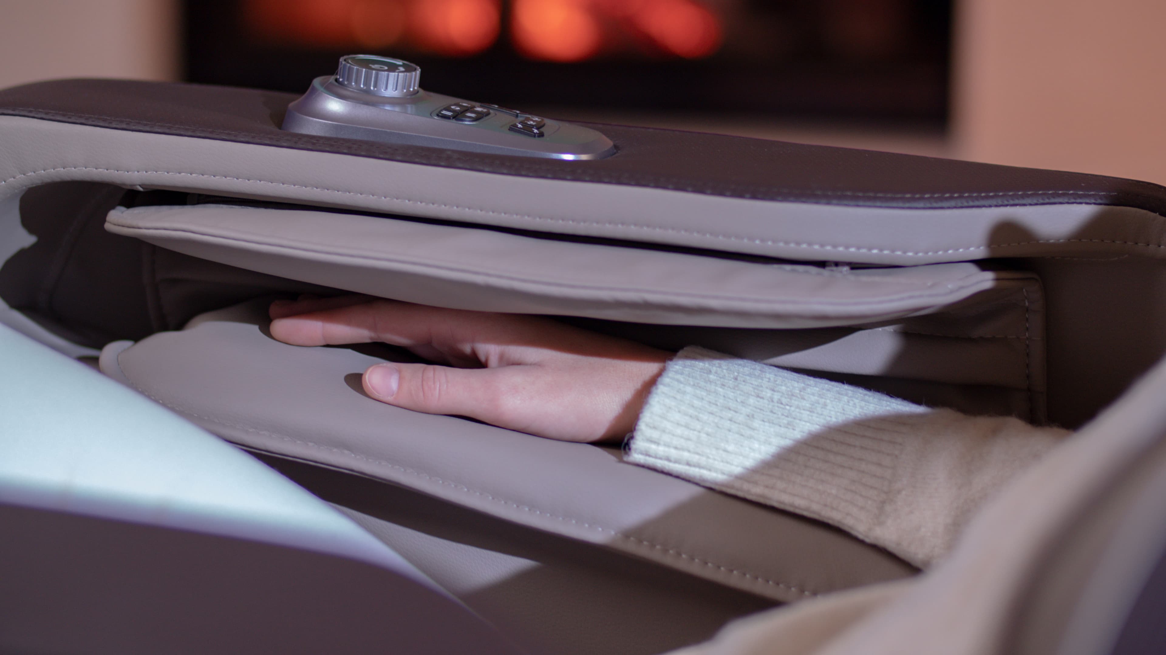 Massage aux bras avec des coussins d’air