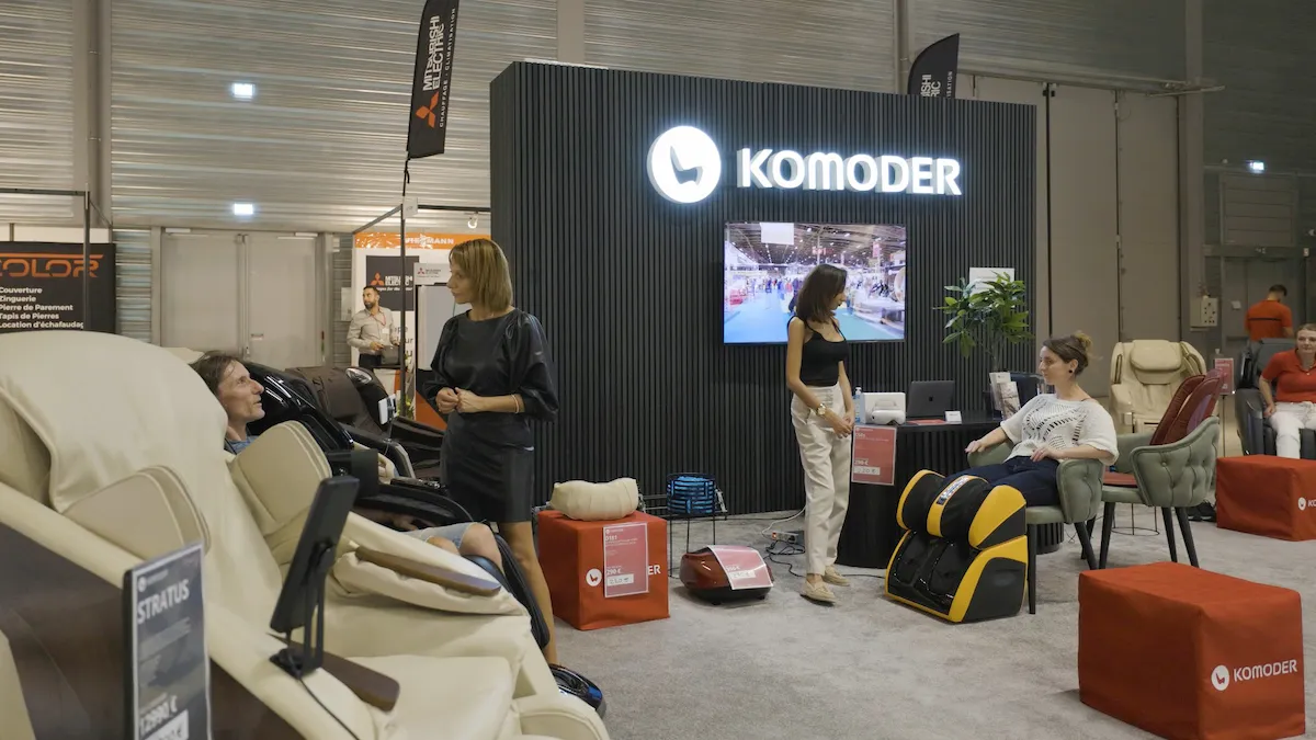 Détendez-vous et Découvrez le Bien-être Ultime avec les Fauteuils de Massage KOMODER à la Foire Européenne de Strasbourg !