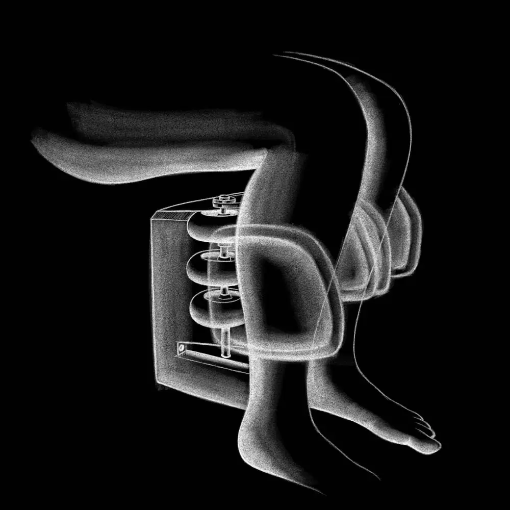 Massage des jambes avec le système de rouleaux WAVE ARRAYS