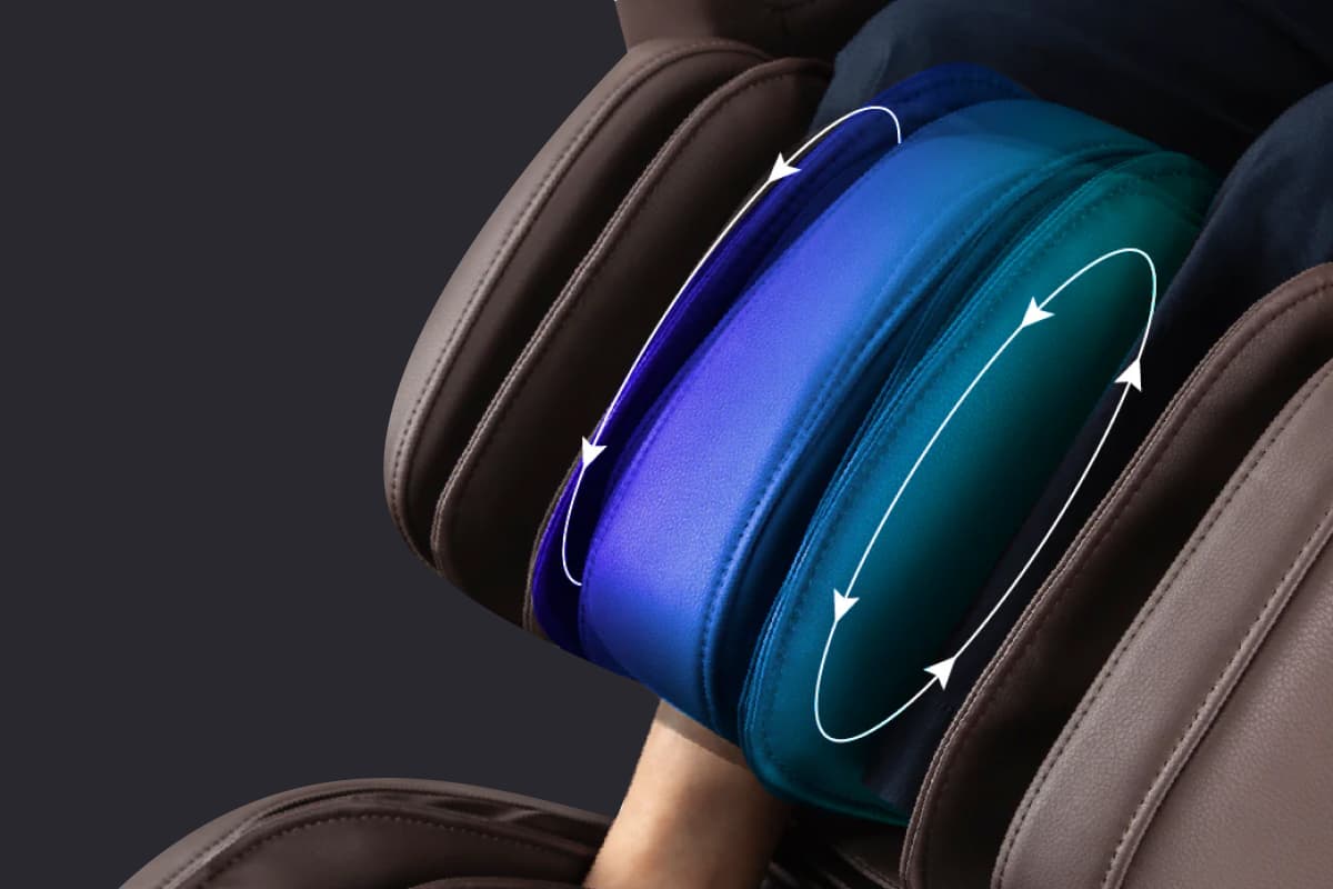 OPERA PLUS est doté de la fonction de pétrissage des mollets