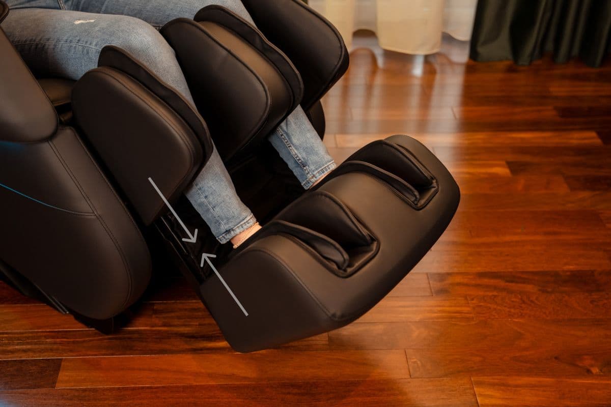 Repose-pieds extensible jusqu'à 25 cm