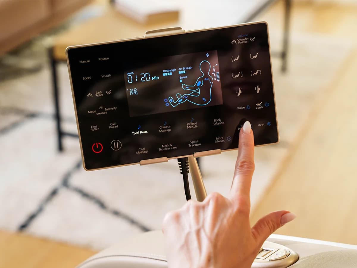 Tablette tactile LCD, audio Bluetooth et commande vocale