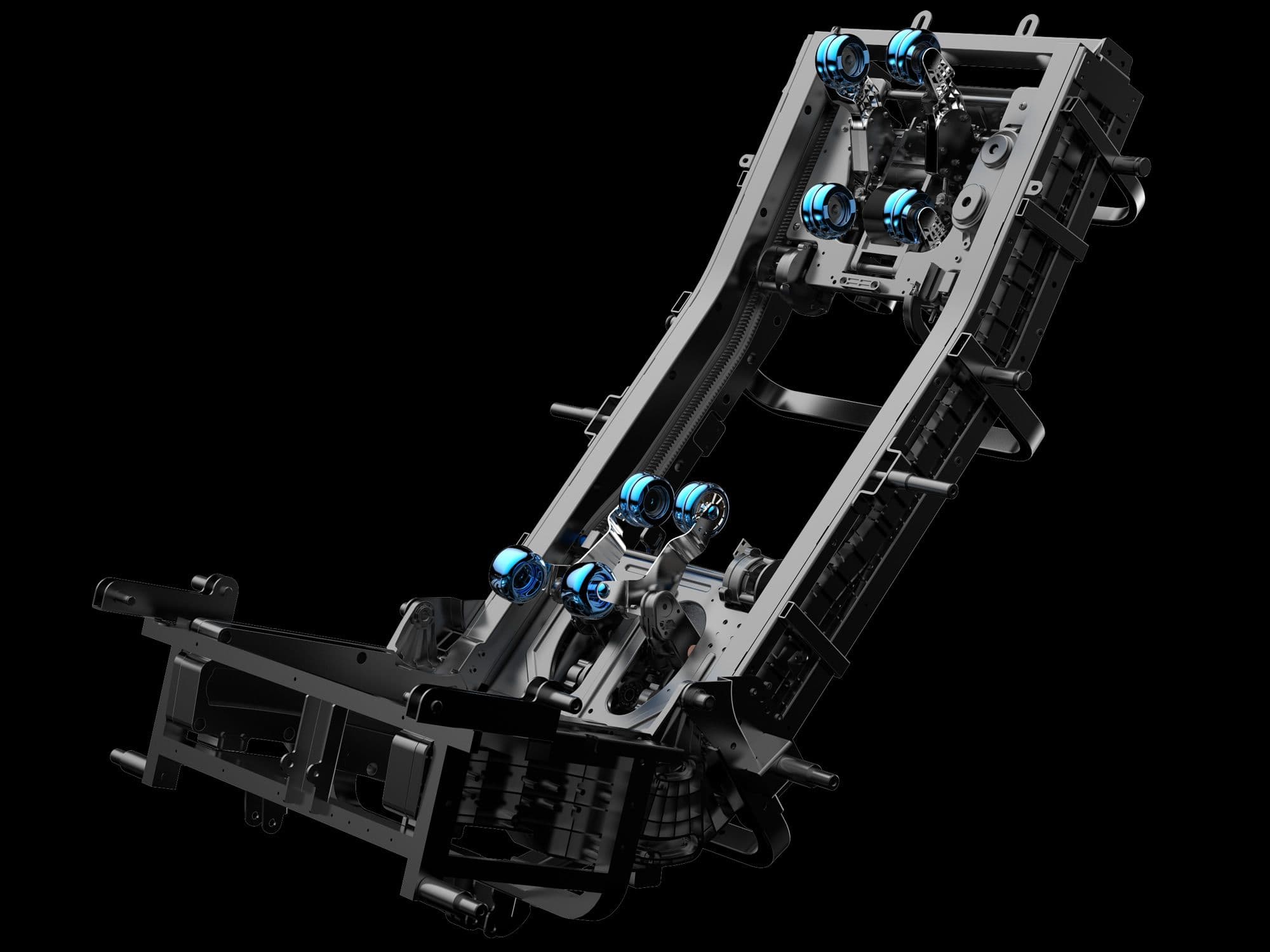 Système de massage unique à double rail