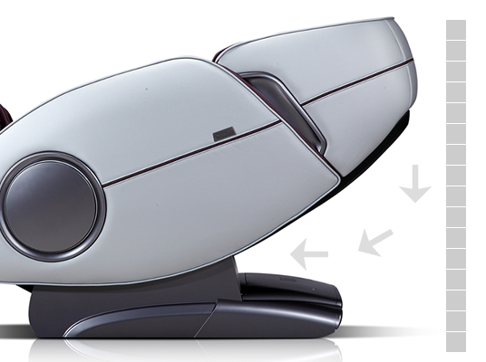 espace réduis pour fauteuil de massage Komoder KM400L