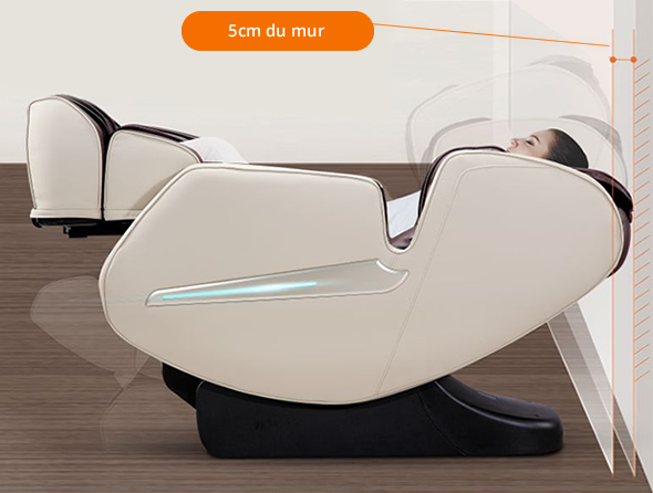 le fauteuil occupe peu d'espace