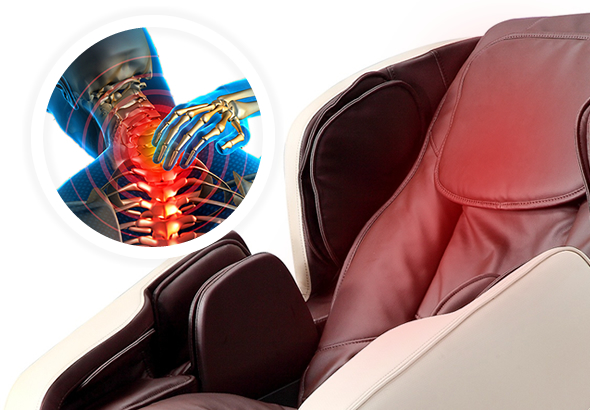 chauffage du dos pour le fauteuil de massage Komoder KM500L