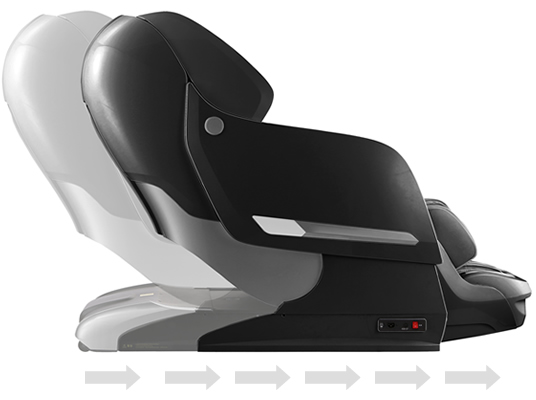 espace réduit pour le fauteuil de massage Komoder KM9500